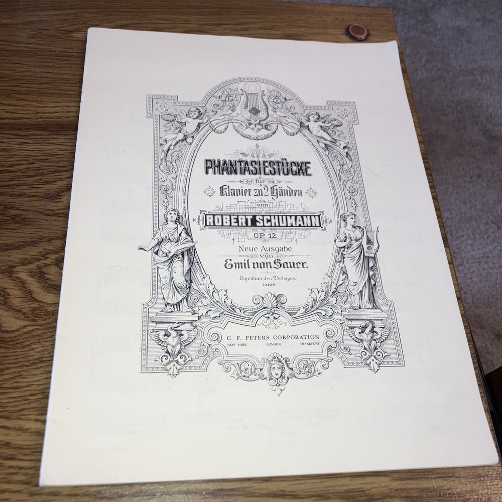 Fantasiestücke, Op.12 Robert Schumann Piano Sheet Music, Edition Peters