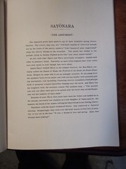 Antique Sheet Music, « Sayonara » 1910 Piano & Voice, Japanese Romance, Hardbound