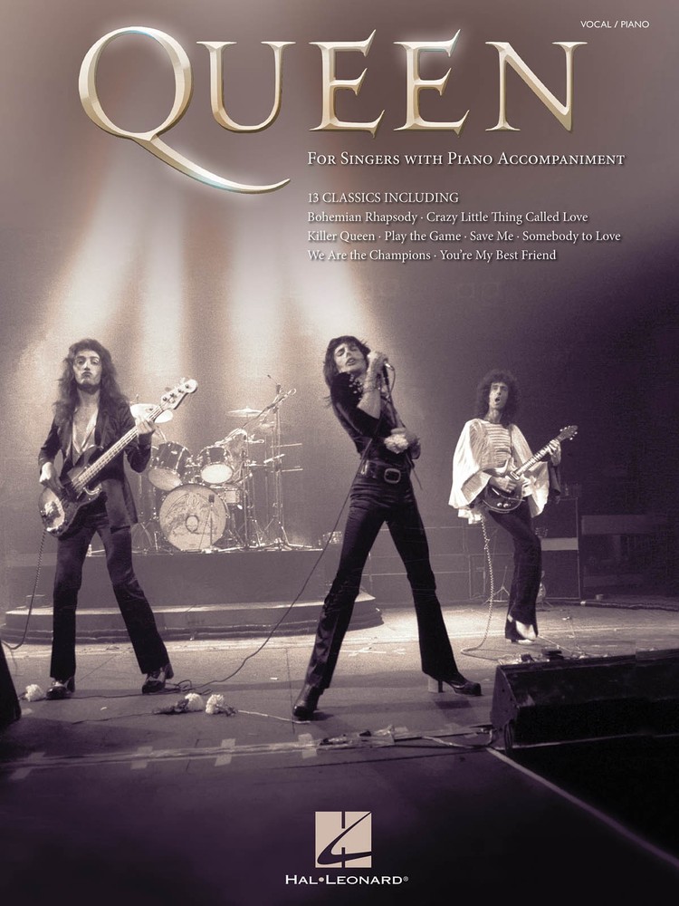 Queen for Singers Vocal Piano Sheet Music Lyrics 13 Hit Songs Hal Leonard Book