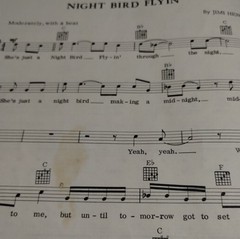 Jimi Hendrix Sheet Music The Cry of Love Centerfold Words Photos 1971 Vintage