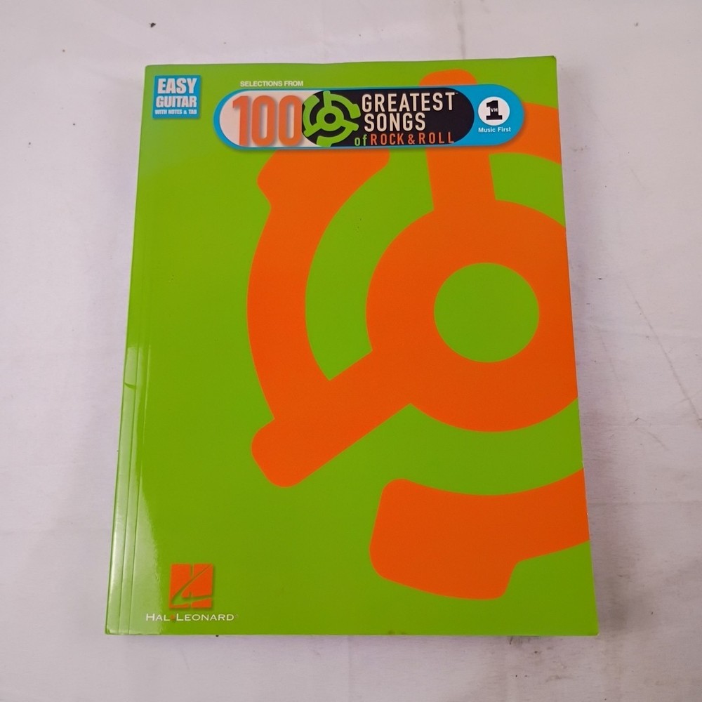 100 Greatest Songs of Rock & Roll Easy Guitar Notes & Tabs 2004 Trade Paperback