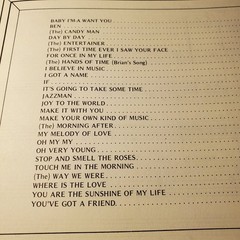 Organ Line No. 1 All Stops Out Pops Vocal Selections Easy Organ 1974