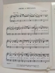 From A Distance Sheet Music Bette Midler Piano Voice 80s Pop Easy Listening F1AL