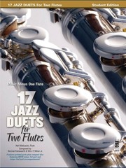 17 Duets for Two Flutes Jazz Sheet Music Minus One Play-Along Book CD Pack