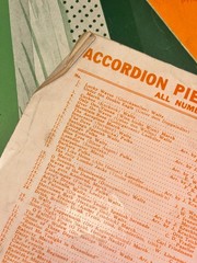 Sheet Music Lot 8 Piano Accordion 1919 – 1939 Polka Waltz Hits Songs Vtg Antique