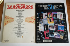 Pre-Owned 1987/1988 TV Songbook and Columbia&rsquo;s 50 Popular Hits – Sheet Music