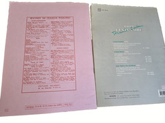 2 Songbook FRANIC POULENC Piano solo choir Orchestra Sheet Music Douze Melodies