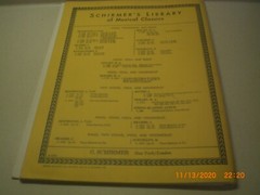 Shubert Op. 99 Trio in B flat major for piano, violin and violoncello Schirmer&rsquo;s
