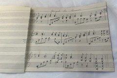 1920 Warner&rsquo;s Harmony Blank Music Book Chart Music Publishing House Chicago VTG