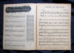 SINGIN&rsquo; IN THE RAIN – Sheet Music – title song from 1952
