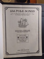 Vintage 1960&rsquo;s Folk Songbook 124 Folk Songs Guitar Banjo With Lyrics 1965 Good