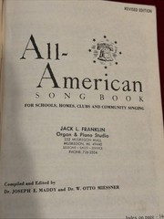 Vintage All-American Song Book Revised Edition Paperback 163 Classic Songs Teach