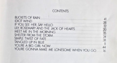 LOT OF 2 BOB DYLAN SONGBOOKS: GREATEST HITS; BLOOD ON THE TRACKS – WORDS & MUSIC