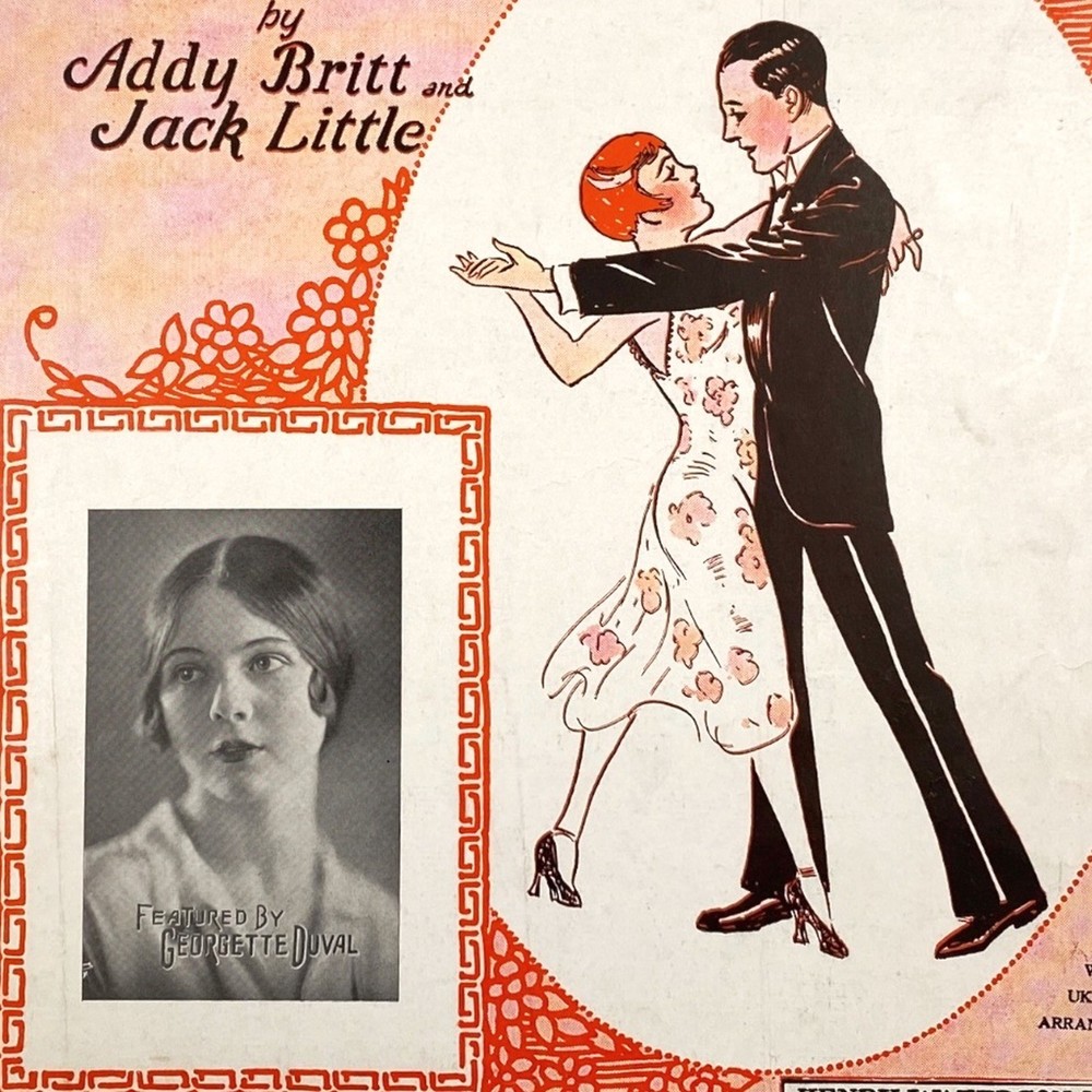 1926 Ting-A-Ling, The Waltz of Bells – Georgette Duval Cover Photo – Sheet Music