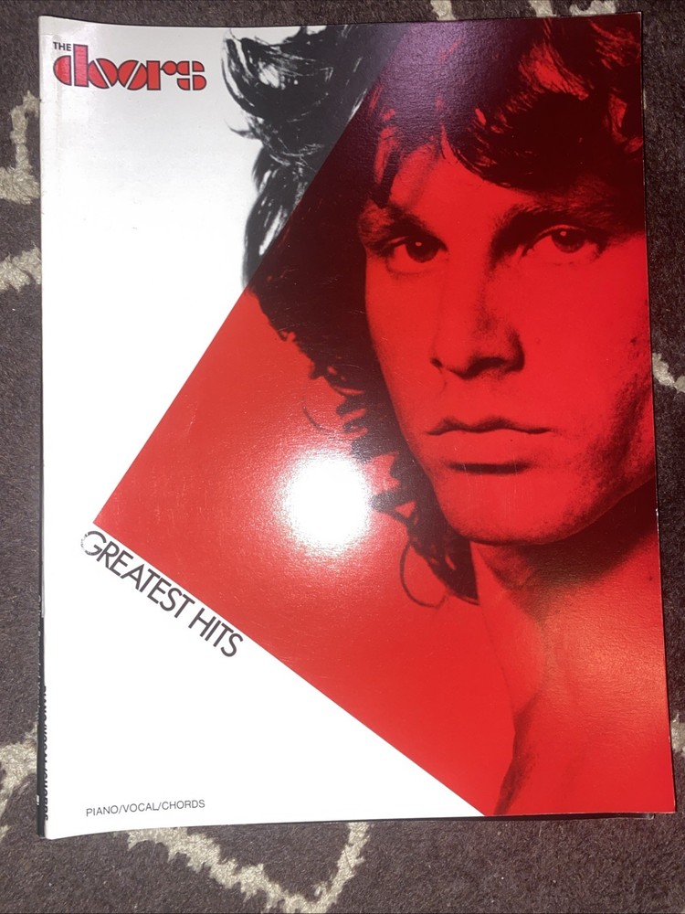 The Doors Greatest Hits Sheet Music Song Book Piano Voice 1980s Rock & Roll M39