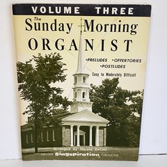 Vintage 1965 The Sunday Morning Organist Volume 3 Sheet Music Songbook 33 Songs