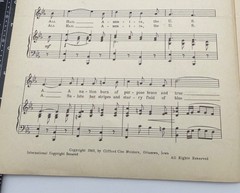 All Hail America Land of the Free Vintage Sheet Music Patriotic 1940 USA WWII