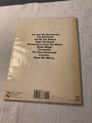 SLAYER Show No Mercy Tablature Book ©1991 Cherry Lane Music Company, Inc.