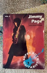 Jimmy Page: Vocal/Guitar Tablature Version, Vol. 2 (Super Rock Guitarist) RARE