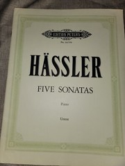 Hassler Dive Sonatos Piano – Edition Peters sheet music 66799
