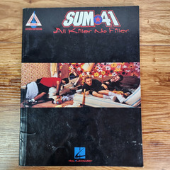 Sum 41 All Killer No Filler Guitar Tab Songbook Hal Leonard Tablature 2001 OOP