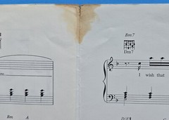 Richard Marx Hold On To The Nights Piano Vocal Guitar 1987 Sheet Music US SELLER