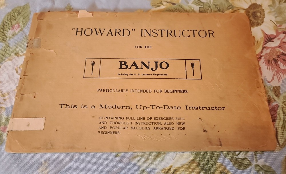Vintage, Howard Instructor Booklet For The Banjo