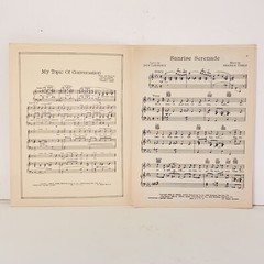 Vintage 1939 Sunrise Serenade Sheet Music by Jack Lawrence & Frankie Carle