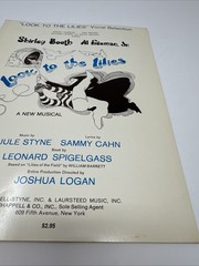 Vtg 1963 « Look To The Lilies » Broadway Vocal Selection Piano First Performance