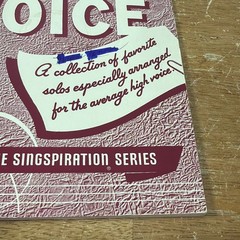High Voice Volume Two Vintage Sheet Music 1949