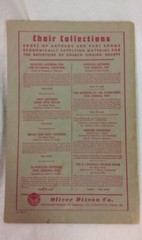 Gospel « Twenty Classic Anthems » Mixed Voices Church Hymnal Sheet Music Book 1945