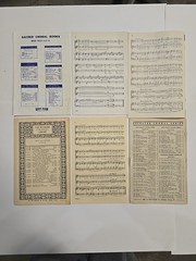 Lot of 30 Choral Choir Sheet Music SATB Vintage Religious Various Church Songs
