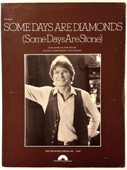 1981 JOHN DENVER « SOME DAYS ARE DIAMONDS » SHEET MUSIC – COUNTRY POP ROCK