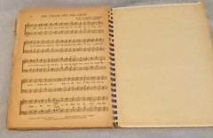Vintage Barber Shop Quartet Songbook 1944 M.M. Cole Chicago Favorite Ballads