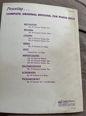 Rachmaninoff Second Piano Concerto Piano Solo Edition Charles Hansen Music Book