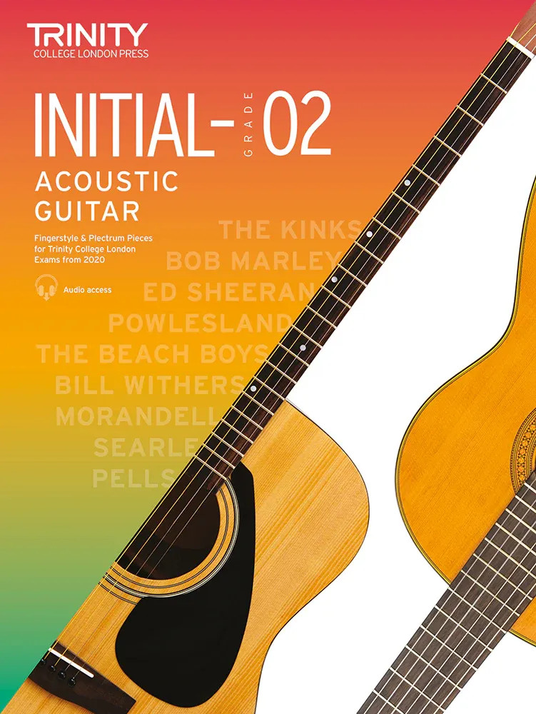 Trinity College London Acoustic Guitar from 2020: Initial – Grade 2