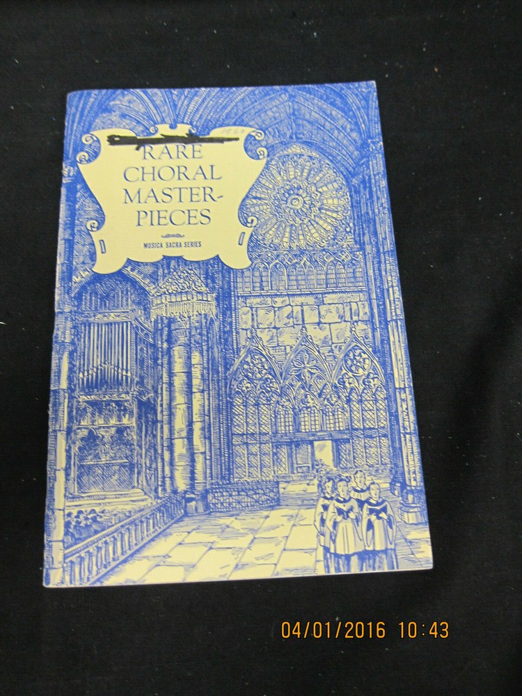 Rare Choral Masterpieces – Sheet Music Book
