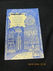 Rare Choral Masterpieces – Sheet Music Book