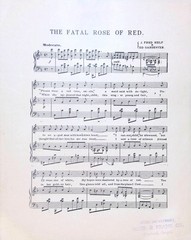 The Fatal Rose Of Red Sheet Music Agnes Miles Ed Gardenier Fred Helf 1904