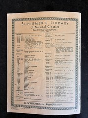 Chopin Compl. Works for the Piano Book IX Preludes (Mikuli) – Schirmer Vol. 1547