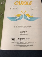 Vintage 1957 Whitman Christmas Carols Book Piano,Organ,Guitar Arrangements