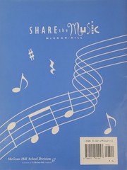 Share The Music Songs To Sing Read Grades K-6 Blackline Masters 1998 Mcgraw-Hill