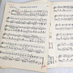 Couperin Second Book Intermediate Piano Studies Adult Students Bach Music Vtg