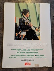 Jimi Hendrix Experience Smash Hits 1990 Songbook Sheet Music Melody Lyric Chords