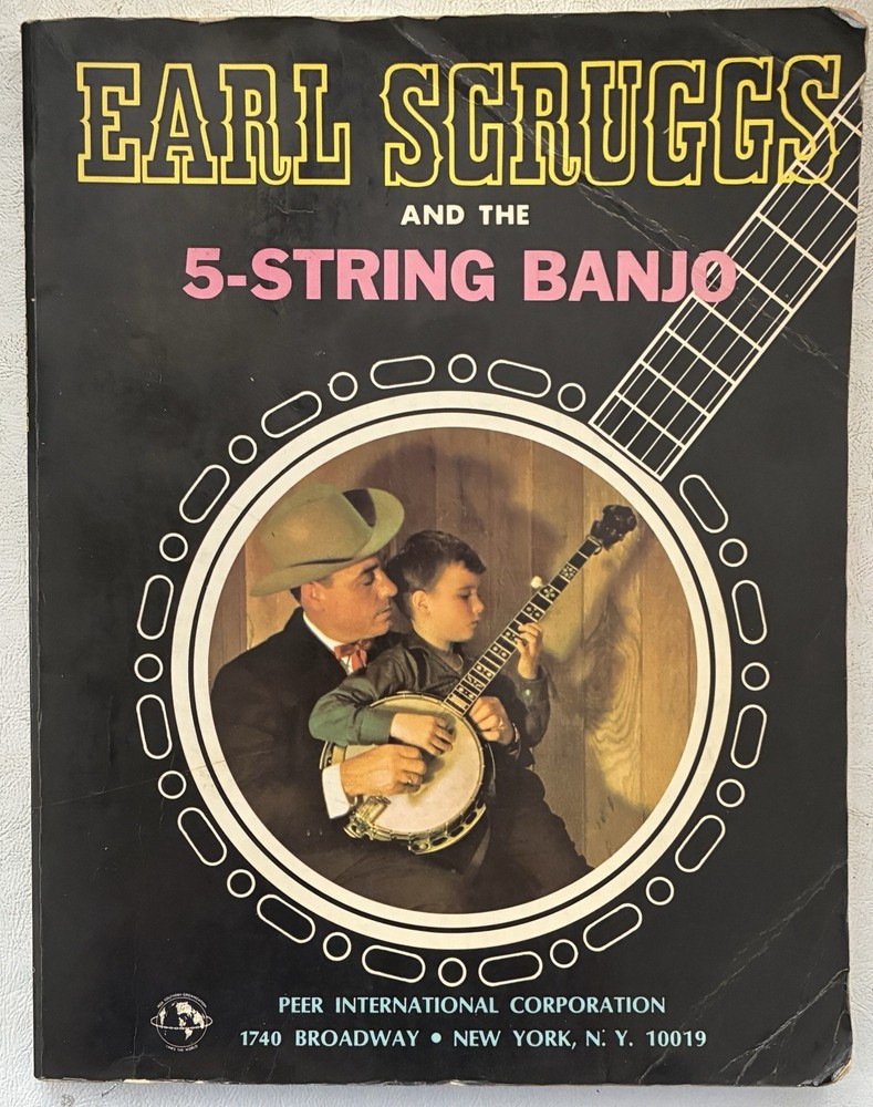 Earl Scruggs and the 5-String Banjo 1968 Trade Paperback Songbook Guide