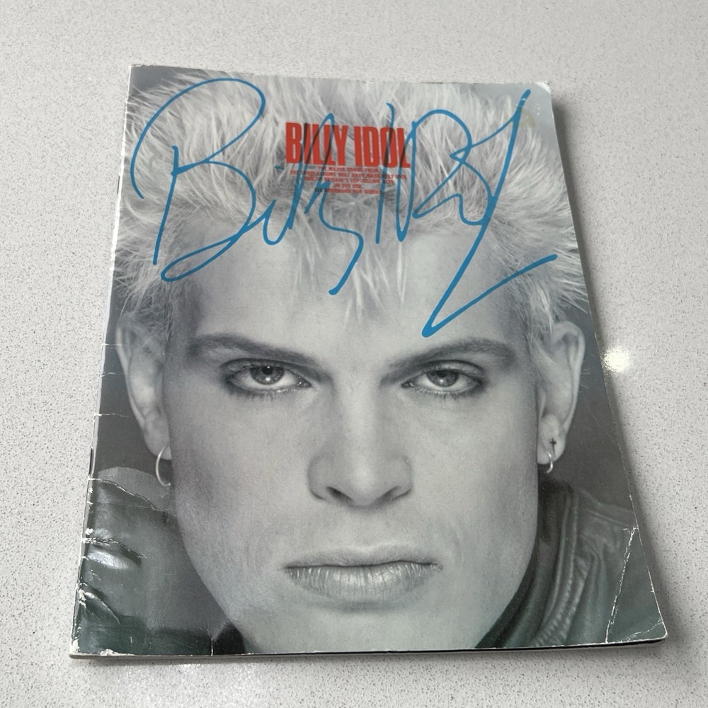 Billy Idol Sheet Music Song Book Rare 80s Pop Rock Memorabilia Guitar Vocal 1983