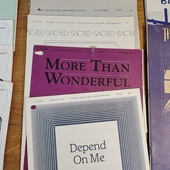 Music For Church CHORAL CHORUS CHOIR Sheet MUSIC, Books, Contatas Lot of 30