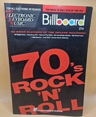 BILLBOARD Top Rock N Roll Hits Of The 70s Songbook Hal Leaonard 50 Songs