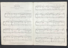 Vtg Sheet Music, Theme from The Fox Movie 1968, D H Lawrence