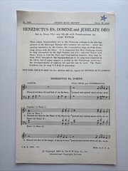Vintage Sacred Choral Music Bundle- 12 Octavos mostly 1960s Church Music Review